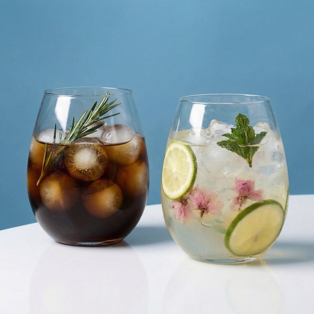Nordic Clear Glass Tumbler Set
