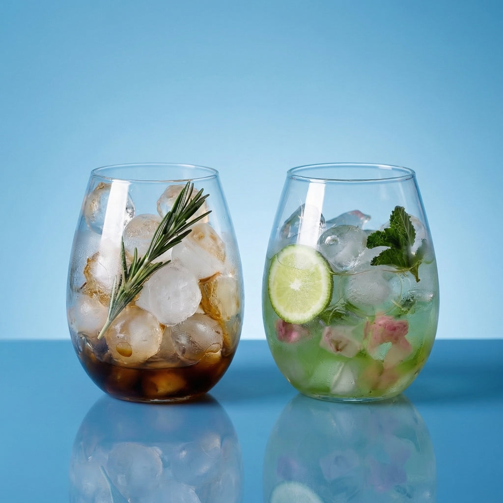 Nordic Clear Glass Tumbler Set